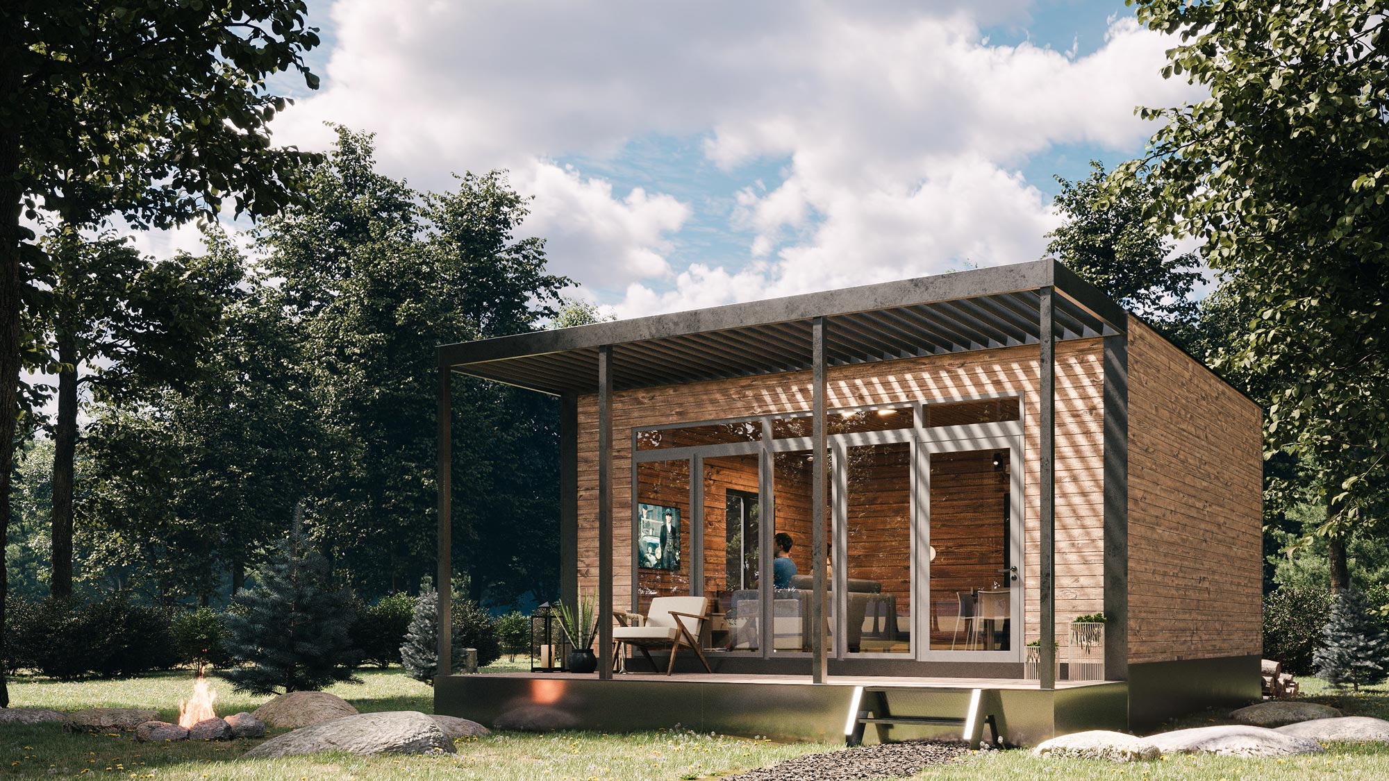 Варианты модульных зданий